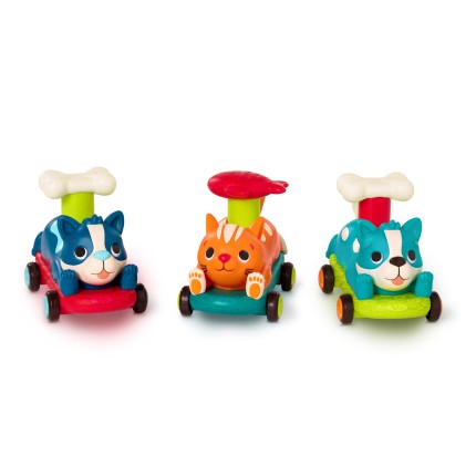 PawMobiles - autko zwierzak z napędem push&go / B.Toys