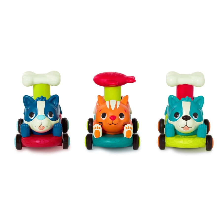 PawMobiles - autko zwierzak z napędem push&go / B.Toys