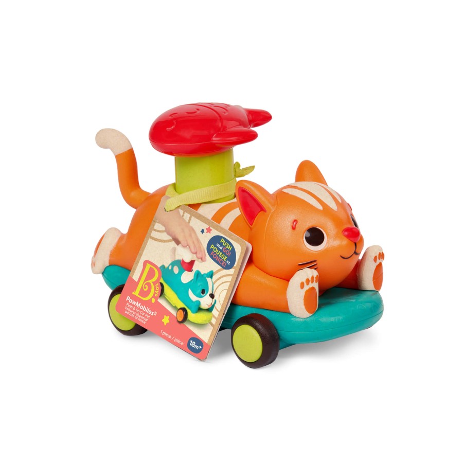 PawMobiles - autko zwierzak z napędem push&go / B.Toys