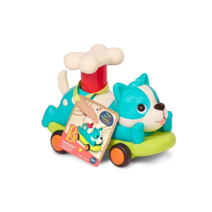 PawMobiles - autko zwierzak z napędem push&go / B.Toys