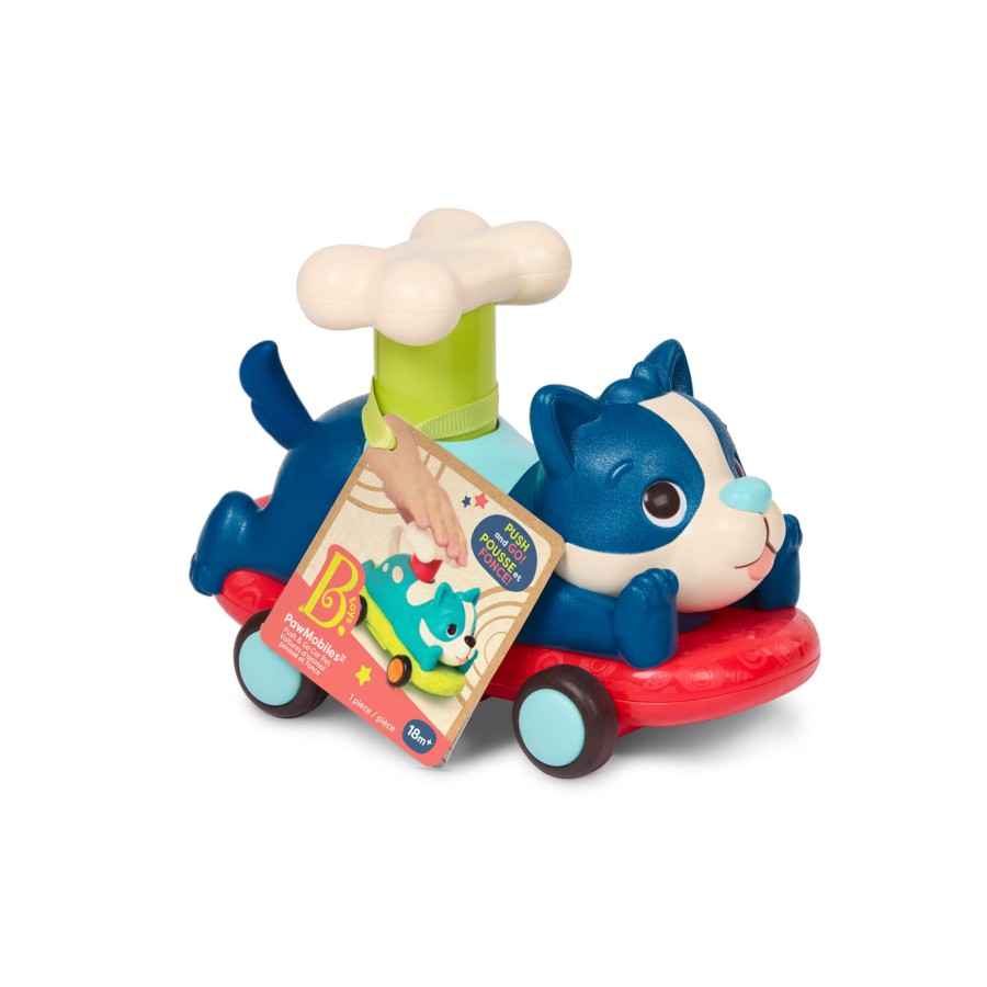 PawMobiles - autko zwierzak z napędem push&go / B.Toys