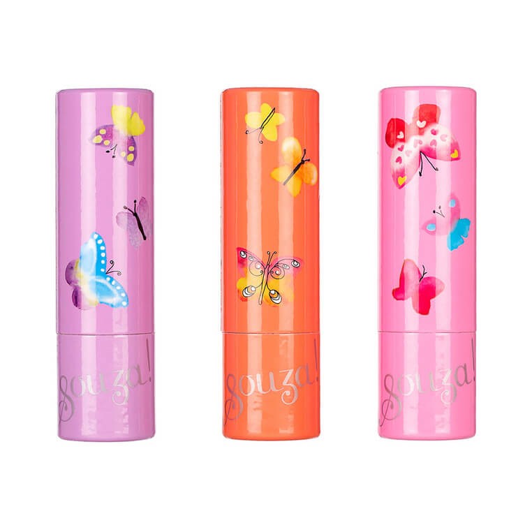 Zestaw balsamów do ust dla dzieci 3 szt. / Souza!