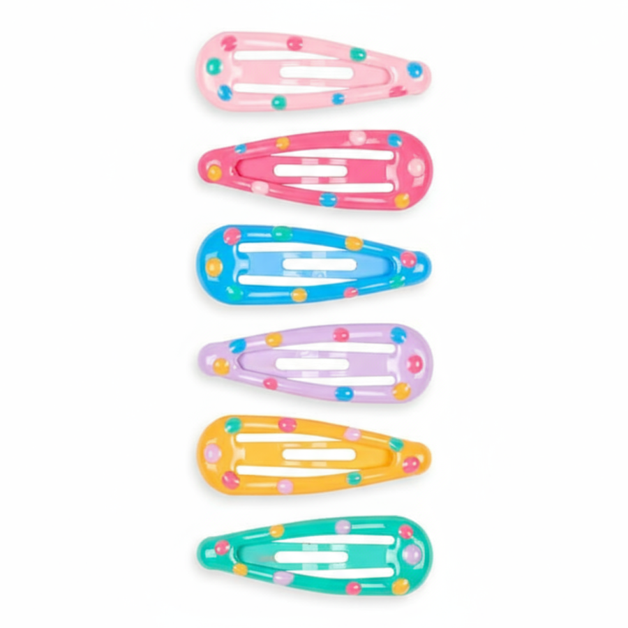 Spinki do włosów w kropki Pleun 6 szt. / Souza!