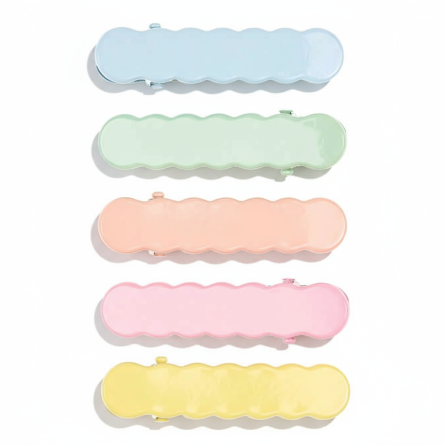 Spinki do włosów pastelowe fale Ane 5 szt. / Souza!