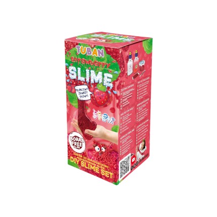 Zestaw DIY Slime - truskawka / Tuban