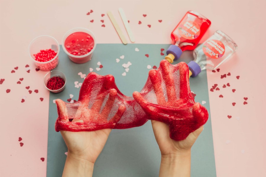 Zestaw DIY Slime - truskawka / Tuban