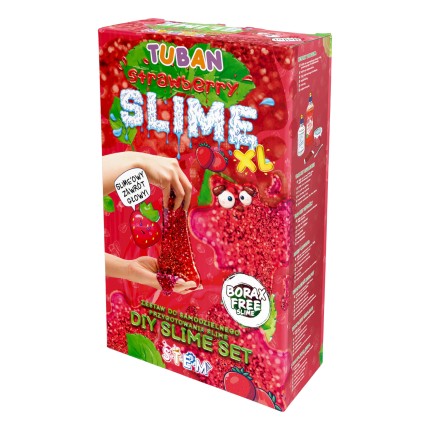 Zestaw DIY Slime - truskawka XL / Tuban