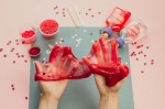 Zestaw DIY Slime - truskawka XL / Tuban