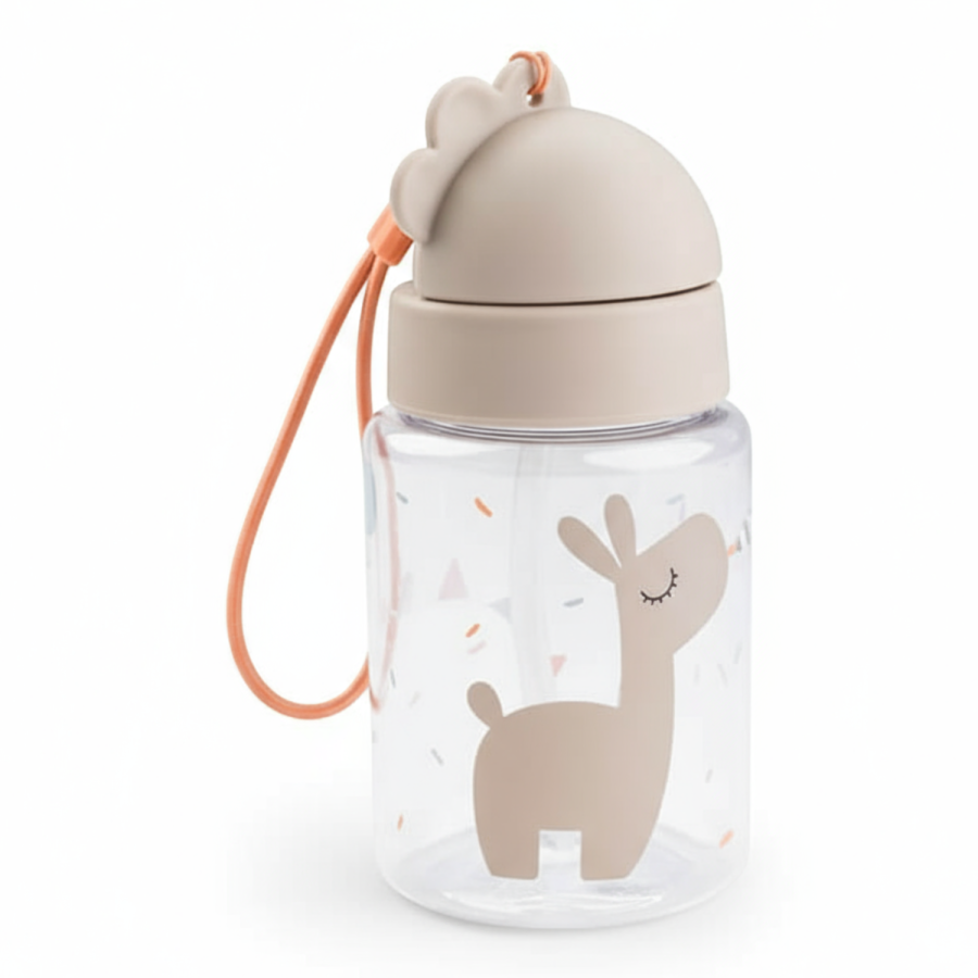 Bidon dla dziecka 280ml Celebration Sand / Done by Deer