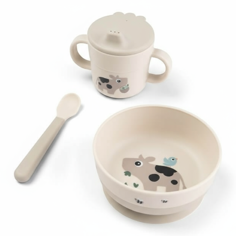 Pierwszy Zestaw Obiadowy Foodie Tiny Farm Sand / Done by Deer