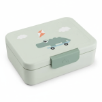 Lunchbox dla dziecka z podziałką Playground Green / Done by Deer