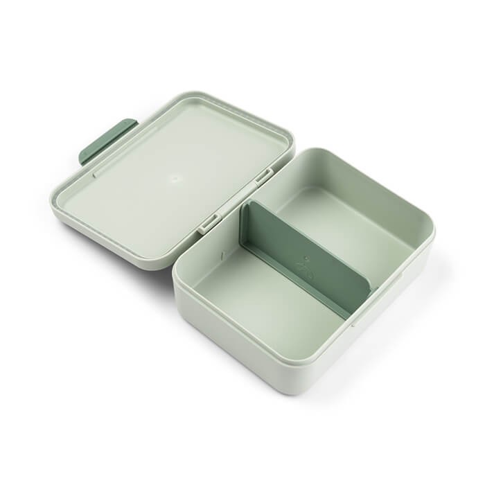 Lunchbox dla dziecka z podziałką Playground Green / Done by Deer