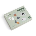Pierwsze puzzle dwuelementowe Farma Tiny Farm / Done by Deer