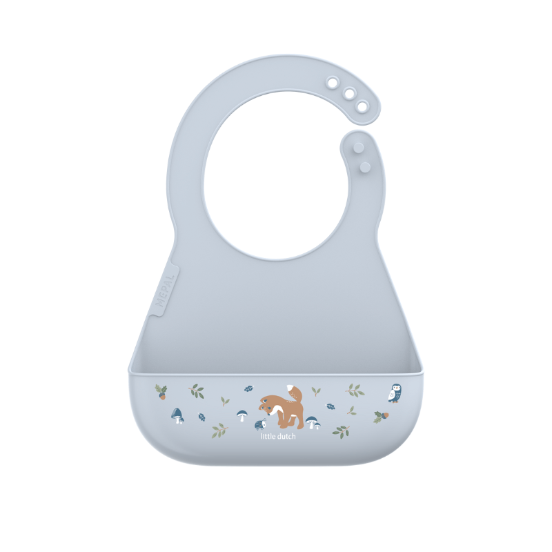 Śliniak silikonowy Forest Friends / Mepal & Little Dutch