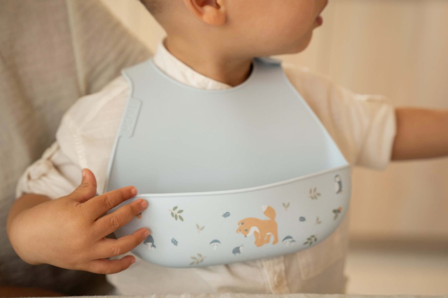 Śliniak silikonowy Forest Friends / Mepal & Little Dutch