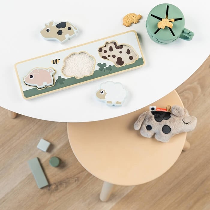 Puzzle sensoryczne Zwierzątka Tiny Farm / Done by Deer