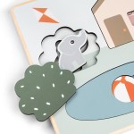 Drewniane puzzle warstwowe Deer Friends / Done by Deer