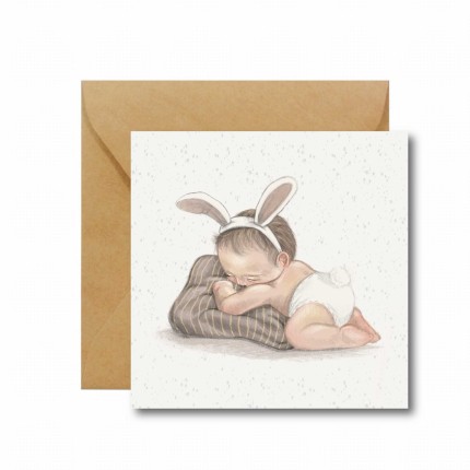 Kartka BORN TO BE LOVED / Hi Little