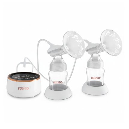 Podwójny dwufazowy, bezprzewodowy laktator elektroniczny Neno Bella Twin Moon / Neno
