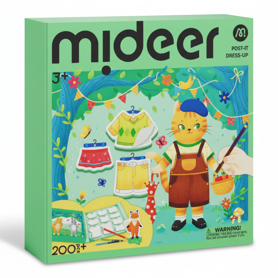 Kolorowanka przebieranka – Leśni znajomi / Mideer