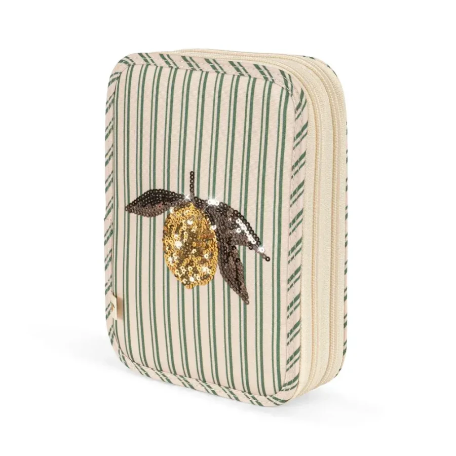 Piórnik Clover z wyposażeniem - duo verde / Konges slojd