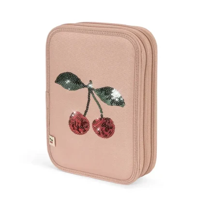 Piórnik Clover z wyposażeniem - cherry / Konges slojd