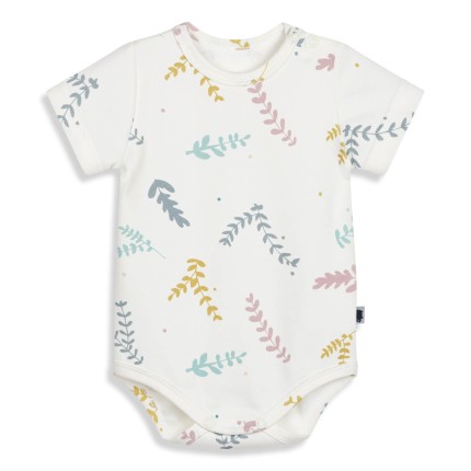 Body z krótkim rękawem PLANTS / Pink no More