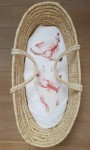 Bambusowa chusteczka z daszkiem Lobster Strawberry Pink ROZMIARY / Kidspace
