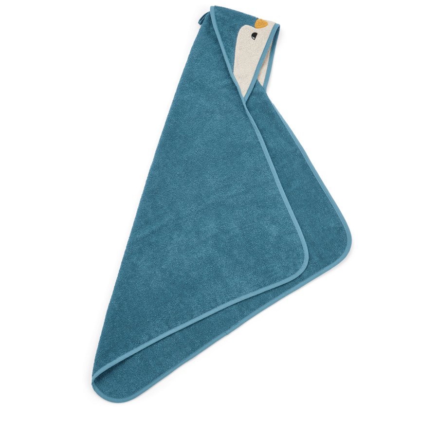 Ręcznik z kapturkiem dla niemowląt Albert - oceanview mix / Liewood