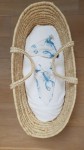 Bambusowa chusteczka z daszkiem Lobster Blue ROZMIARY / Kidspace