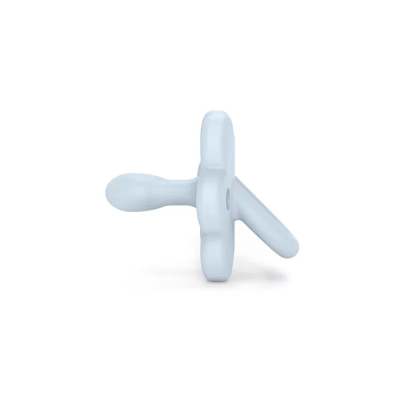 Smoczek 100% silikonowy fizjologiczny SX Pro Colour Essence Motylek - niebieski / Suavinex