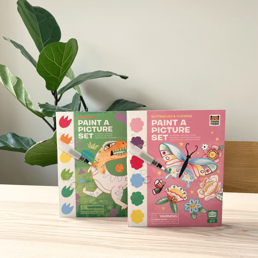 Przenośne kolorowanki wodne – Dinozaury / Tiger Tribe