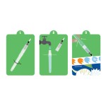 Przenośne kolorowanki wodne – Dinozaury / Tiger Tribe