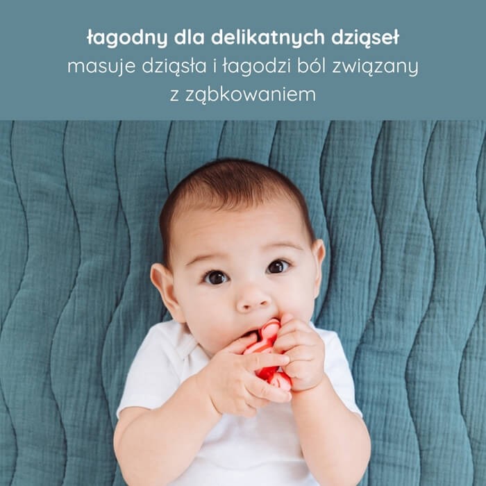 Gryzak silikonowy do łączenia Blue / Ubbi