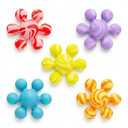 Gryzaki silikonowe - 5 zabawek do łączenia / Ubbi