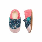 Kapcie do domu, żłobka, przedszkola - CLOUDY FLOWERS RUBELLITE / TITOT