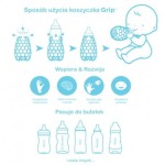 Osłonka na butelki do karmienia SKY BLUE / CogniKids
