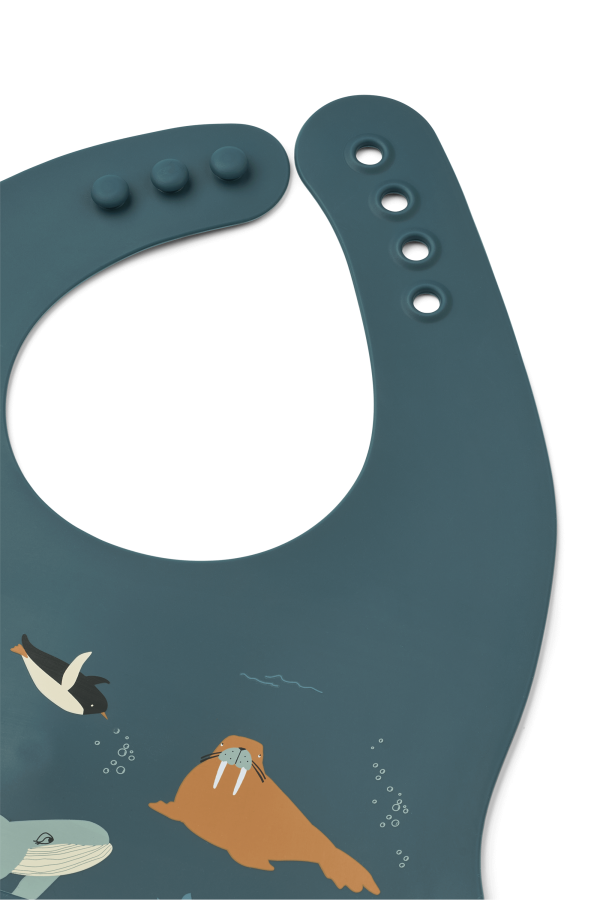 Zestaw 2 śliniaków z nadrukiem Ember - arctic sea, ocean view / Liewood