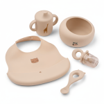 Dziecięcy zestaw do posiłków Mileah - apple blossom / Liewood