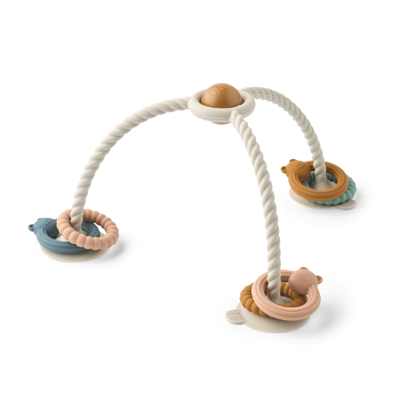 Zabawka sensoryczna z przyssawką Soren - sandy multi mix / Liewood