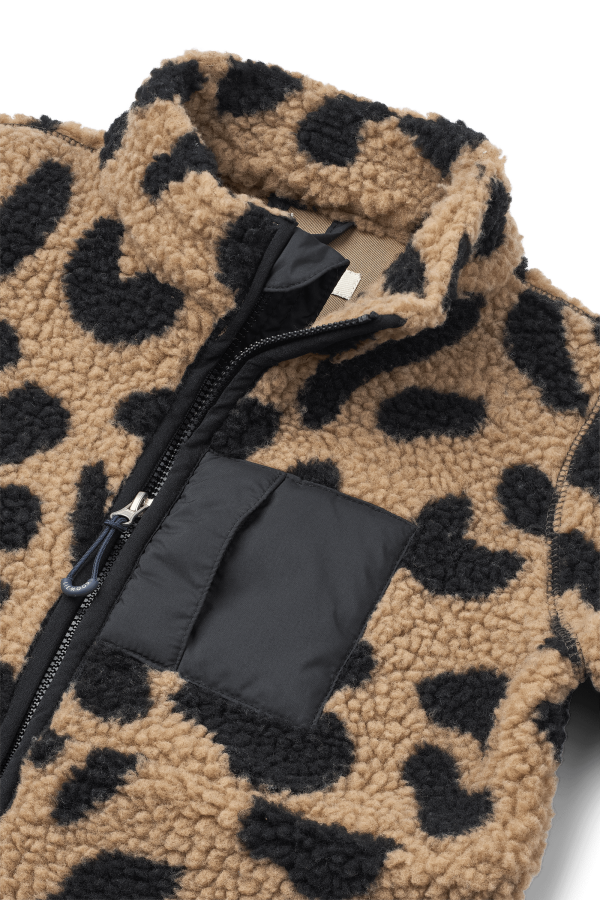 Polarowy kombinezon Nolano - mega leo, oat mix / Liewood