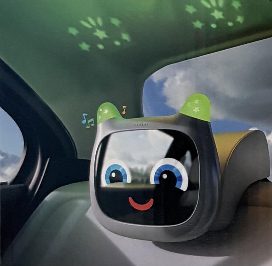 Lusterko do obserwacji i projektor gwiazd Hope - szary / Benbat