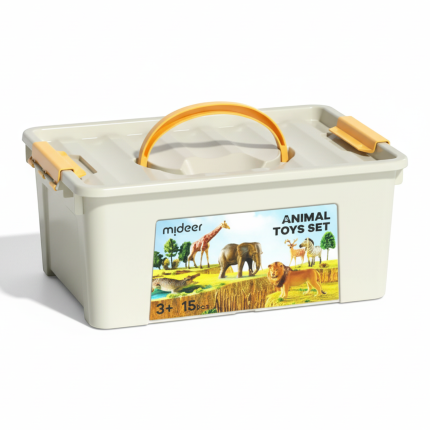Zestaw figurek – zwierzęta, 15 szt. / Mideer