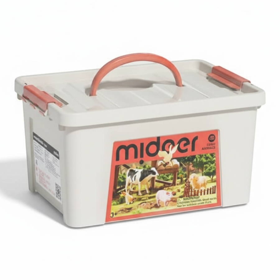 Zestaw figurek – zwierzęta na farmie, 11 szt. / Mideer