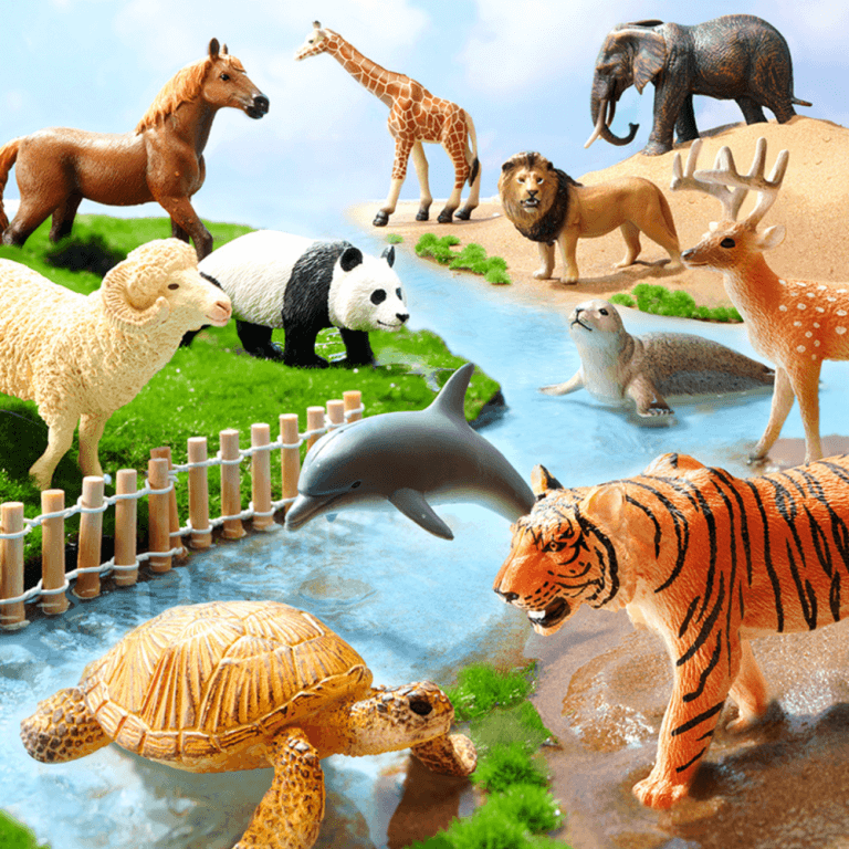 Zestaw figurek – zwierzęta na farmie, 11 szt. / Mideer