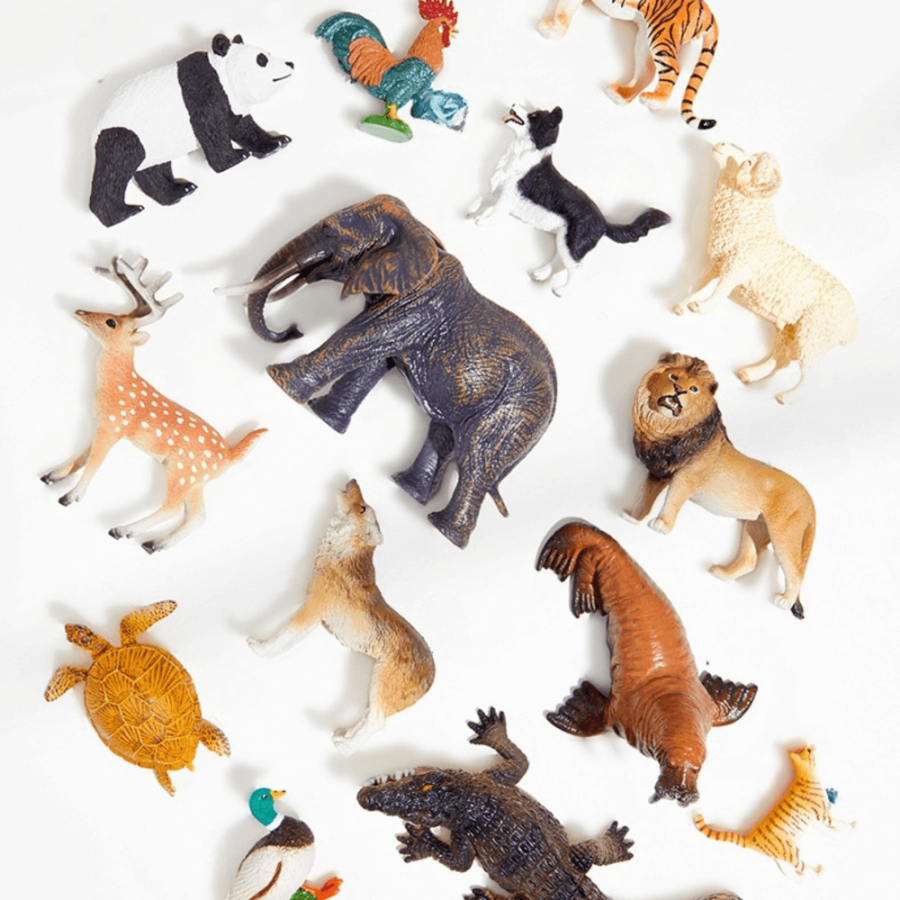 Zestaw figurek – zwierzęta na farmie, 11 szt. / Mideer