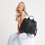 Plecak i torba dla mamy 2w1 MINI dark chocolate 2.0 / Joissy