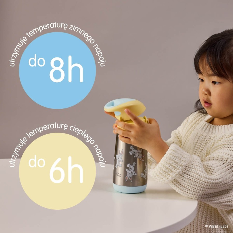 Termobutelka ze słomką Looney Tunes / b.box