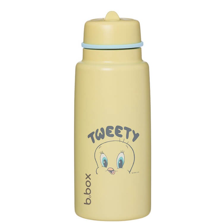 Butelka termiczna ze składanym ustnikiem, termos ze stali nierdzewnej - Looney Tunes, 1l / b.box