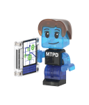 Klocki Magnetyczne Police Station 35 el. / Magna-Tiles